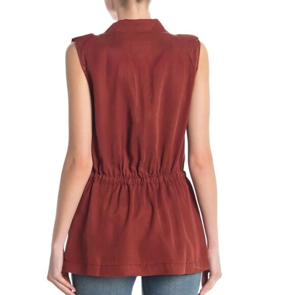 Sanctuary City Vest Button Front in Dusk NWT Size Small - Picture 2 of 5
